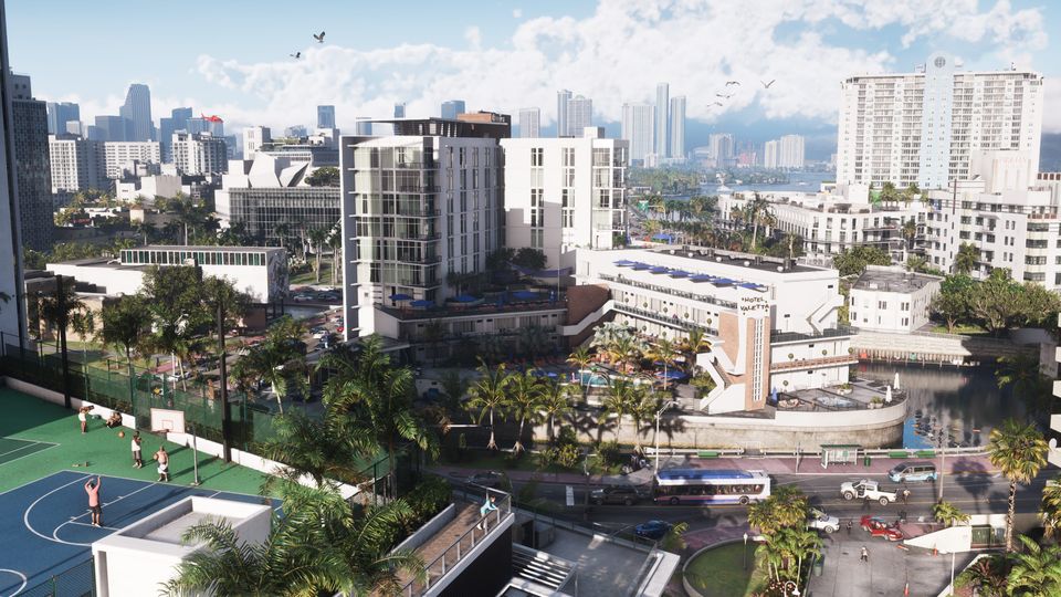 Vice City — official art 3 — official GTA 6 artwork of Vice City