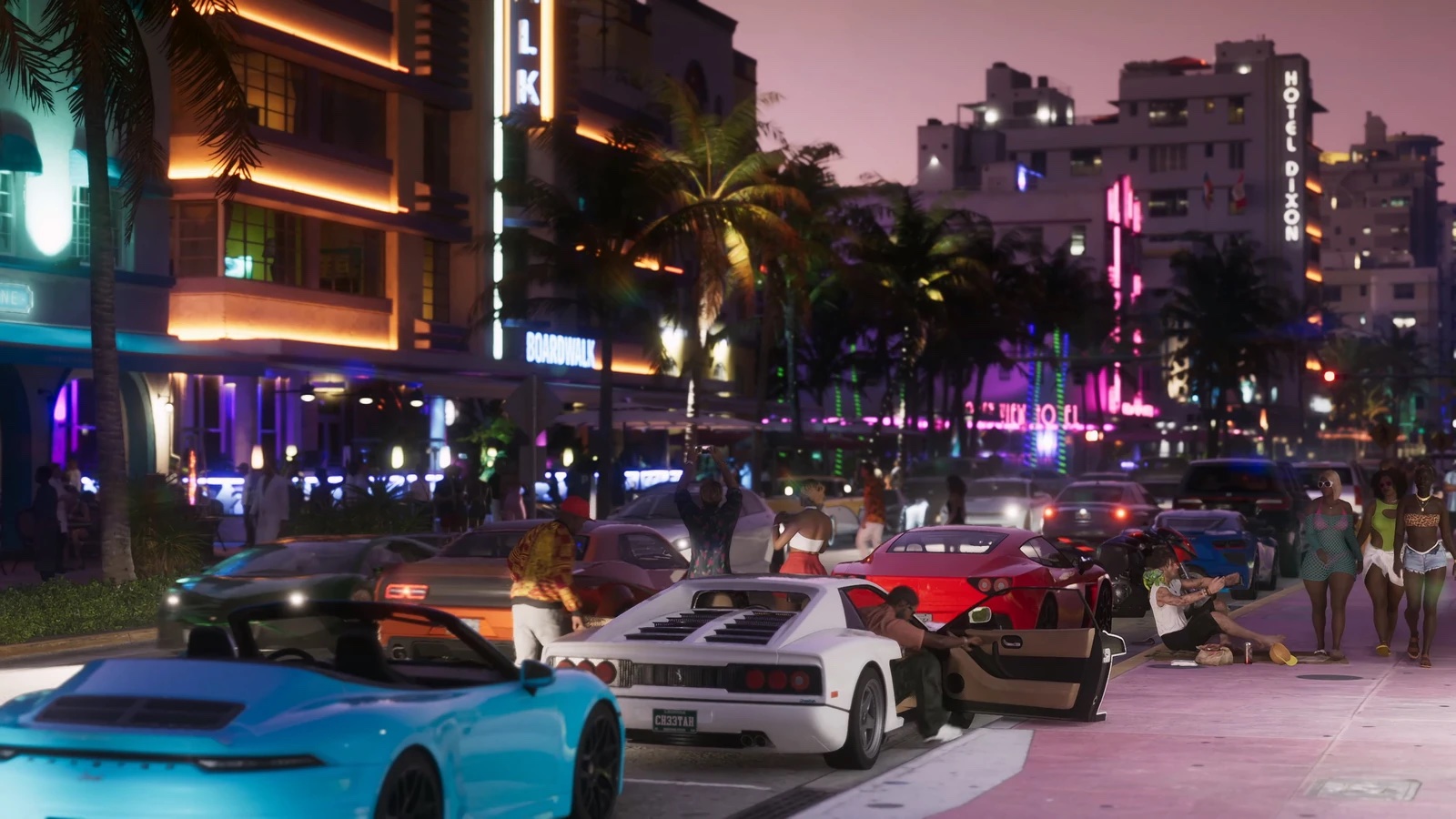 Unnamed GTA VI Ocean Drive-inspired road