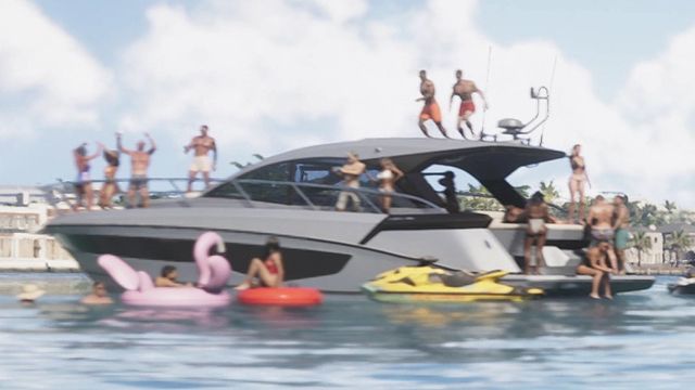 Unnamed GTA VI Azimut Atlantis 45-inspired yacht in GTA 6