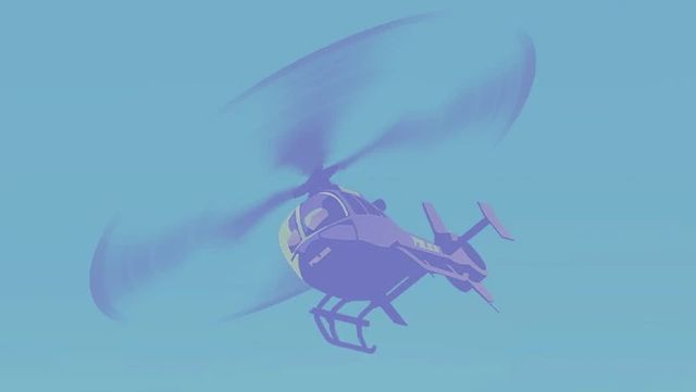 Unnamed GTA VI Eurocopter EC135-inspired police helicopter in GTA 6