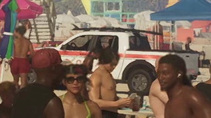 Unnamed GTA VI Ford Explorer Sport Trac-inspired lifeguard truck in GTA 6