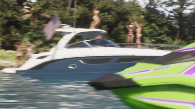 Unnamed GTA VI Sea Ray 350 Sundancer-inspired boat in GTA 6