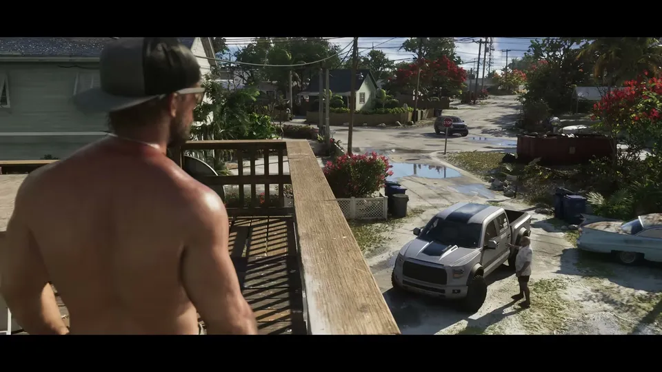 Jason Duval in GTA 6 Trailer 2 at 0:20