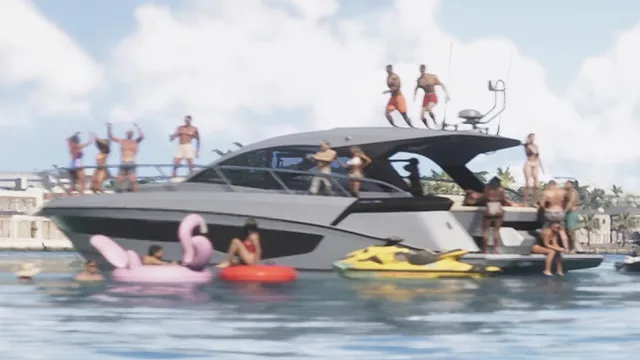 Unnamed GTA VI Azimut Atlantis 45-inspired yacht in GTA 6