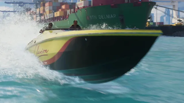 Unnamed GTA VI Cigarette 38' Top Gun-inspired boat in GTA 6