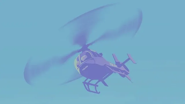 Unnamed GTA VI Eurocopter EC135-inspired police helicopter in GTA 6