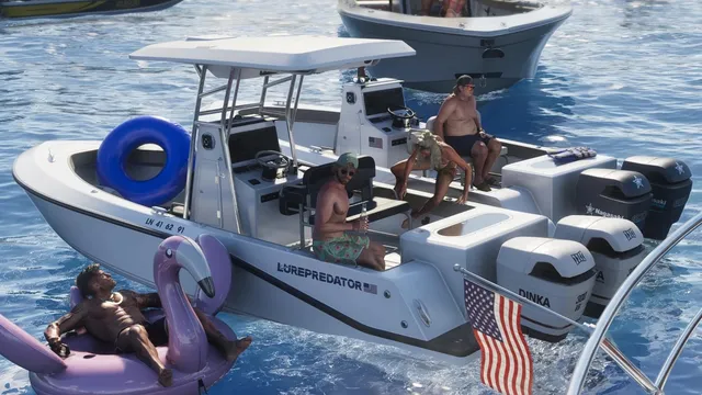 Unnamed GTA VI Lure Predator boat in GTA 6