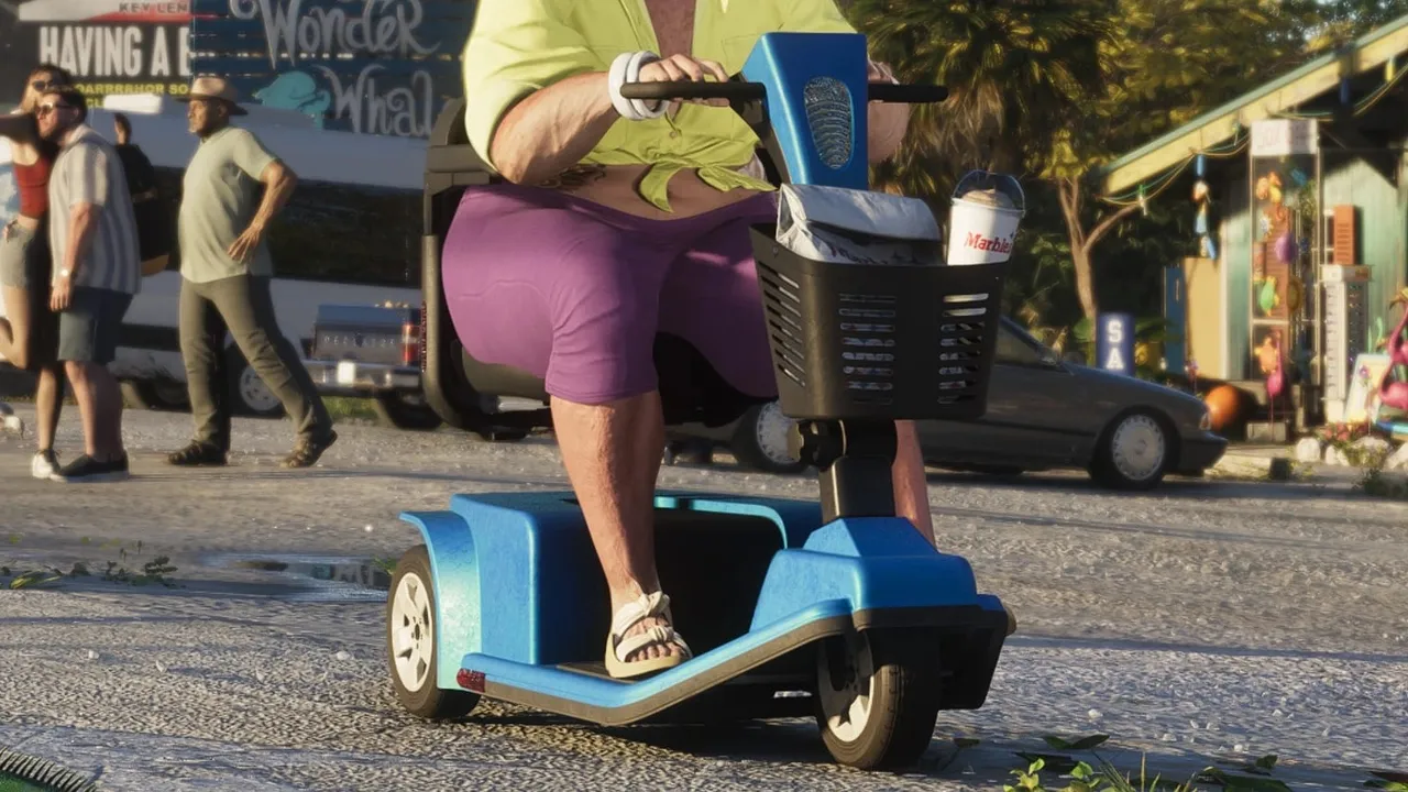 Unnamed GTA VI mobility scooter in GTA 6
