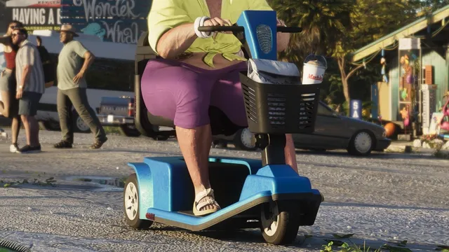 Unnamed GTA VI mobility scooter in GTA 6