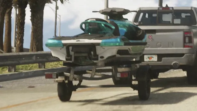 Unnamed GTA VI Sea-Doo RXT-X 300-inspired boat in GTA 6