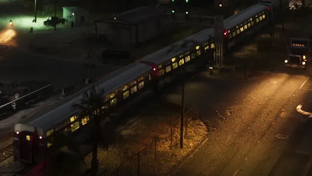 Unnamed GTA VI Viewliner-inspired railroad car in GTA 6