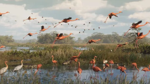 Flamingos — GTA 6 wildlife