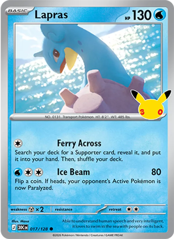 Lapras from 30th