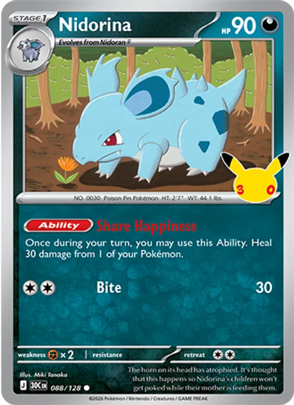 Nidorina from 30th