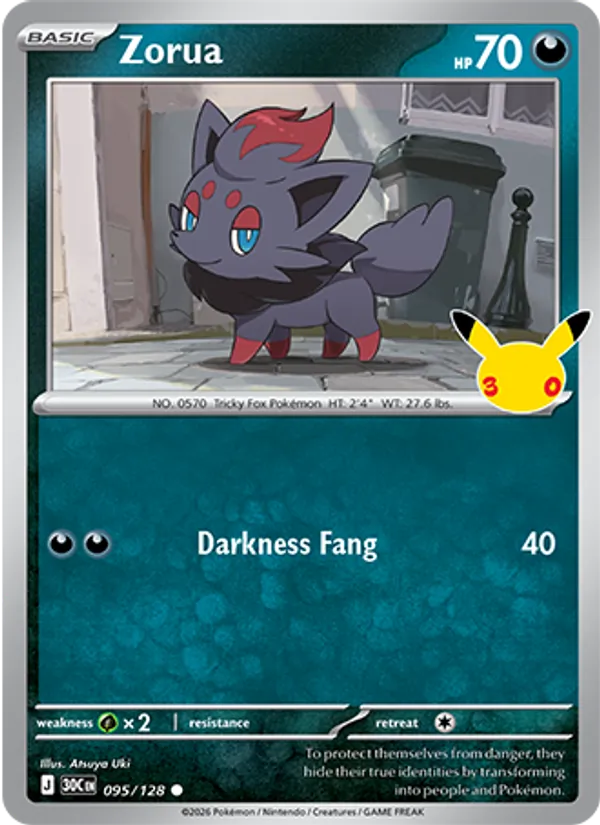 Zorua from 30th