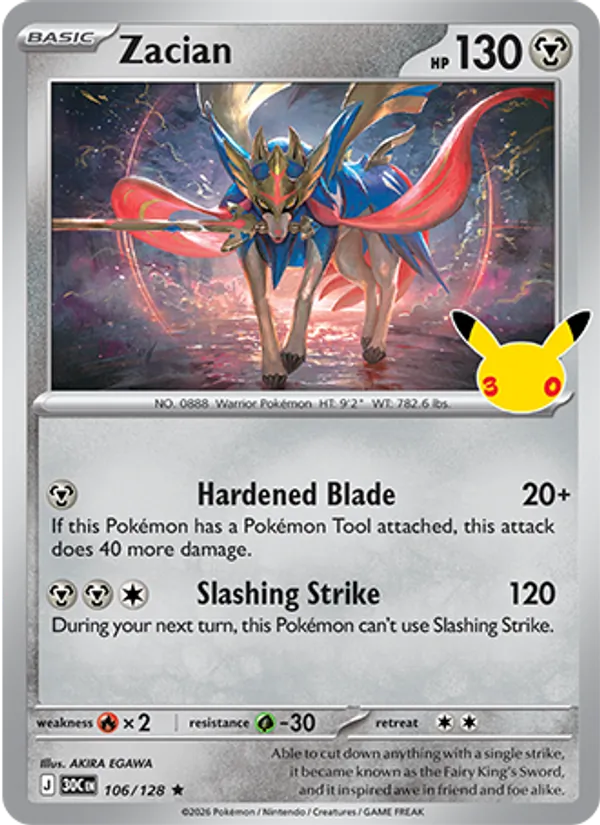 Zacian from 30th