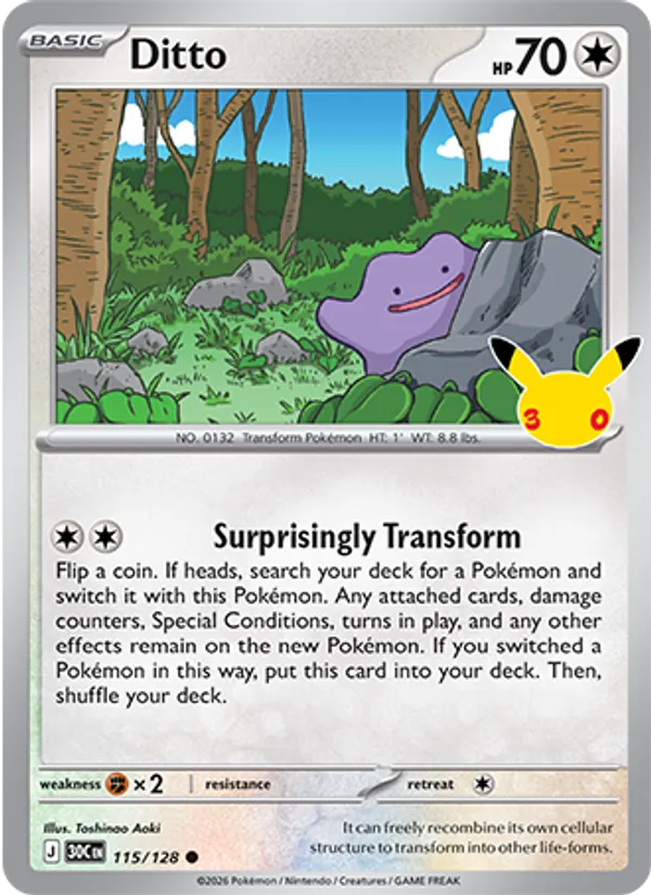 Ditto from 30th