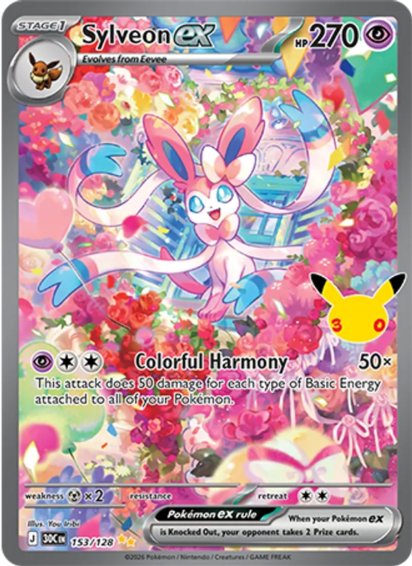 Sylveon ex from 30th