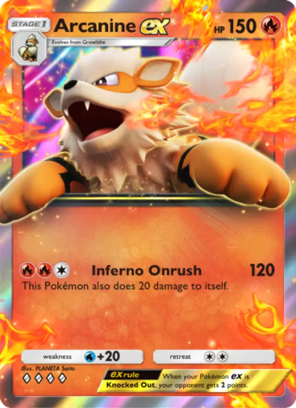 Arcanine ex from A1