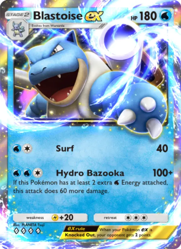 Blastoise ex from A1