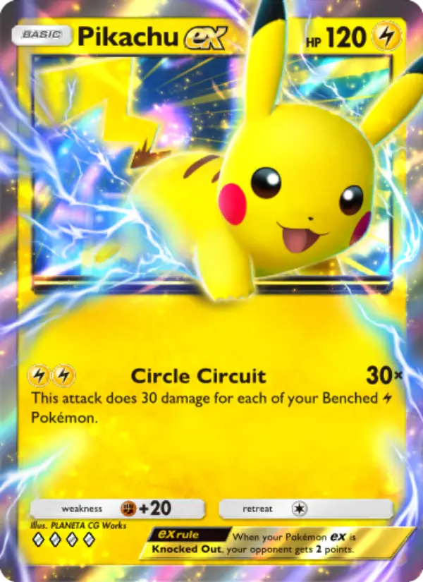 Pikachu ex from A1