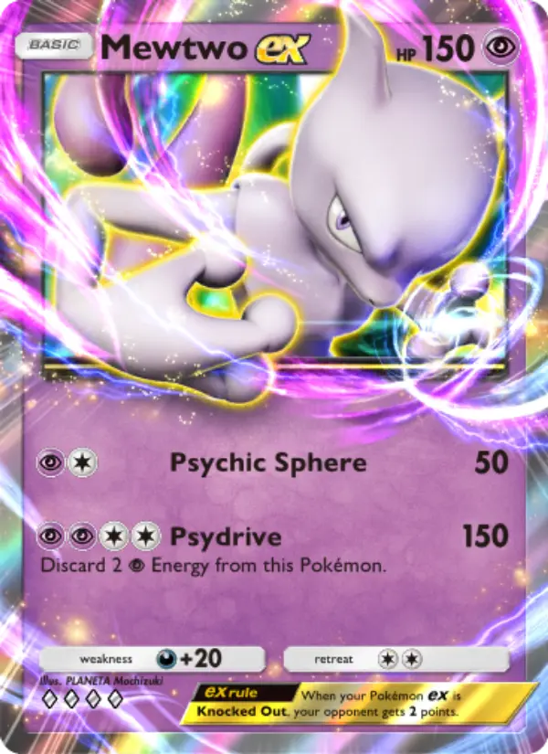 Mewtwo ex from A1