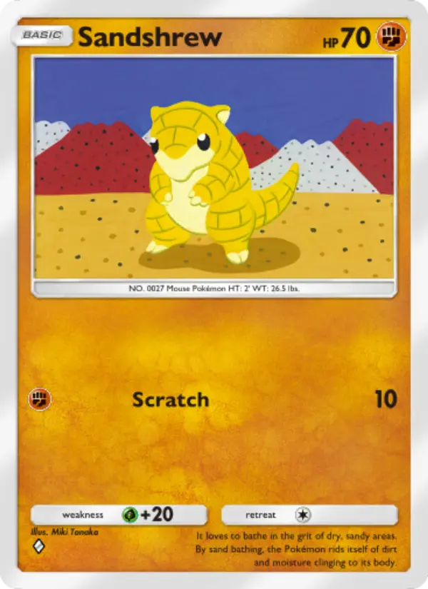 Sandshrew from A1