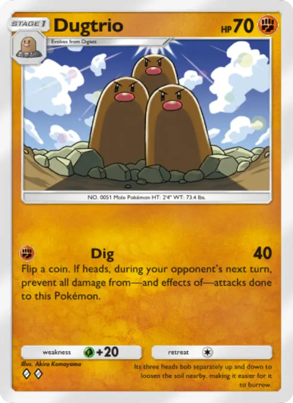 Dugtrio from A1