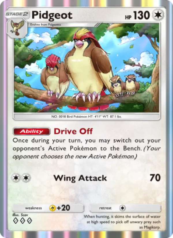 Pidgeot from A1