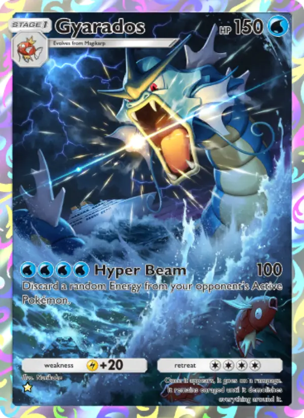 Gyarados Pokemon card from Genetic Apex