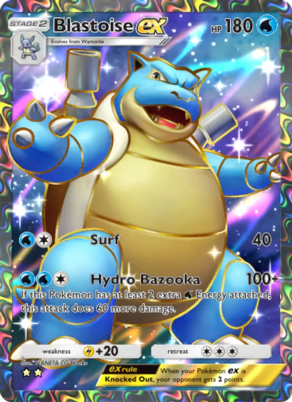 Blastoise ex from A1