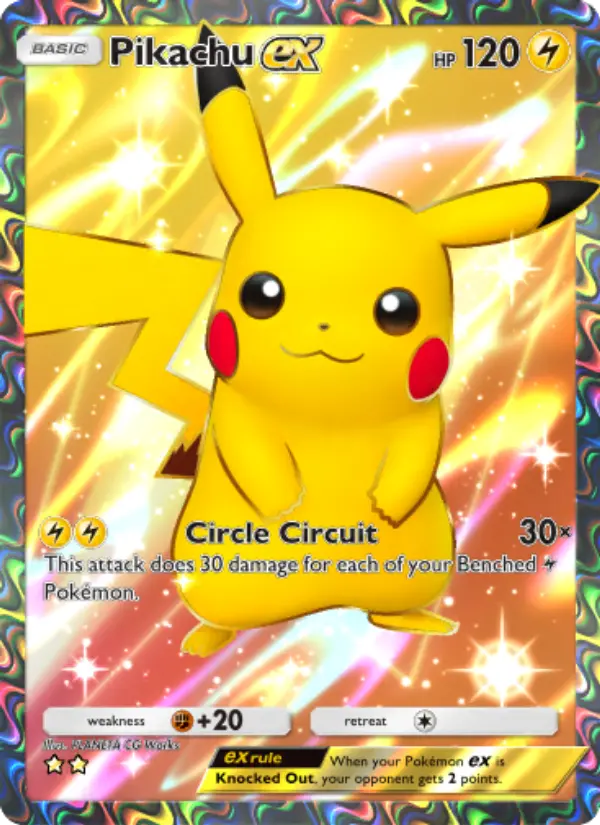 Pikachu ex from A1