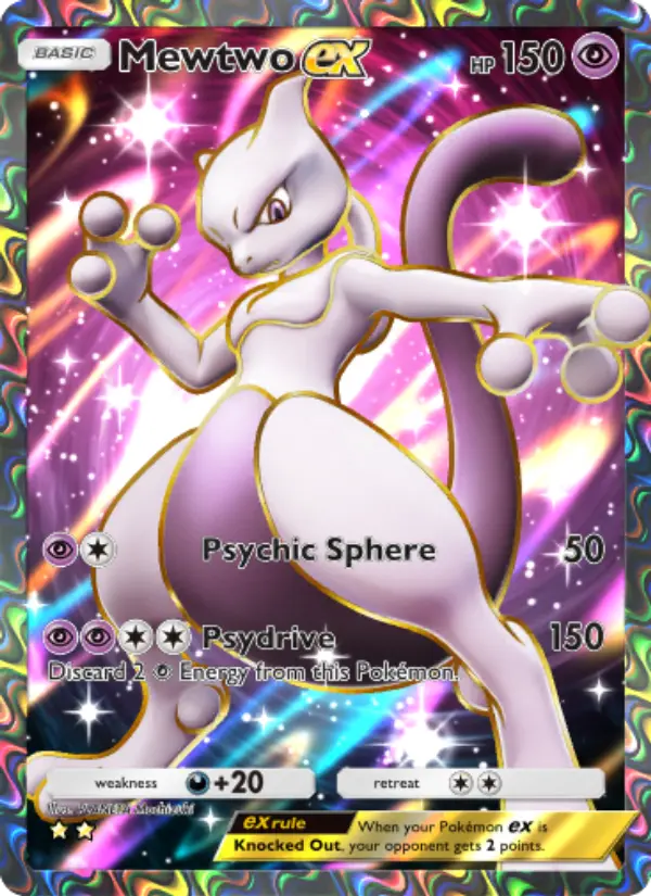 Mewtwo ex from A1
