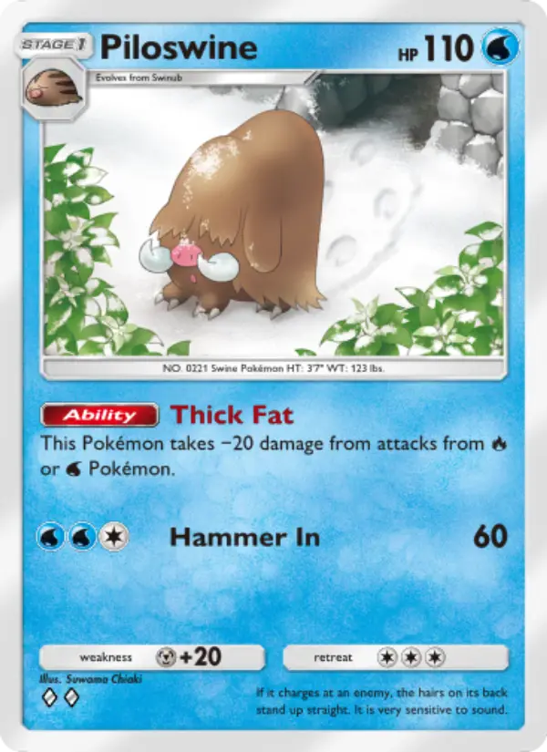 Piloswine from A2
