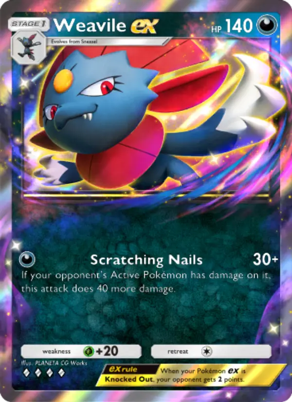 Weavile ex from A2