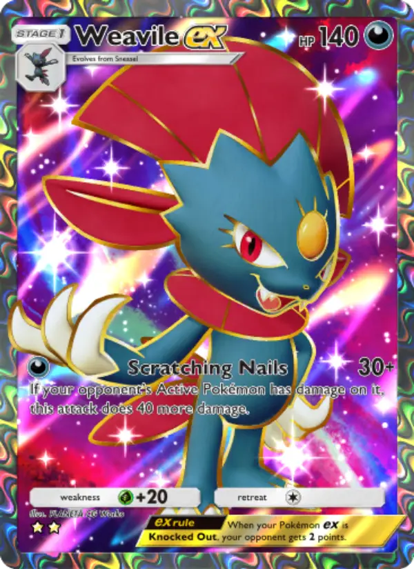 Weavile ex from A2