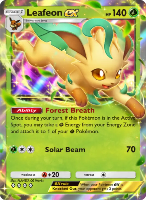 Leafeon ex from A2a