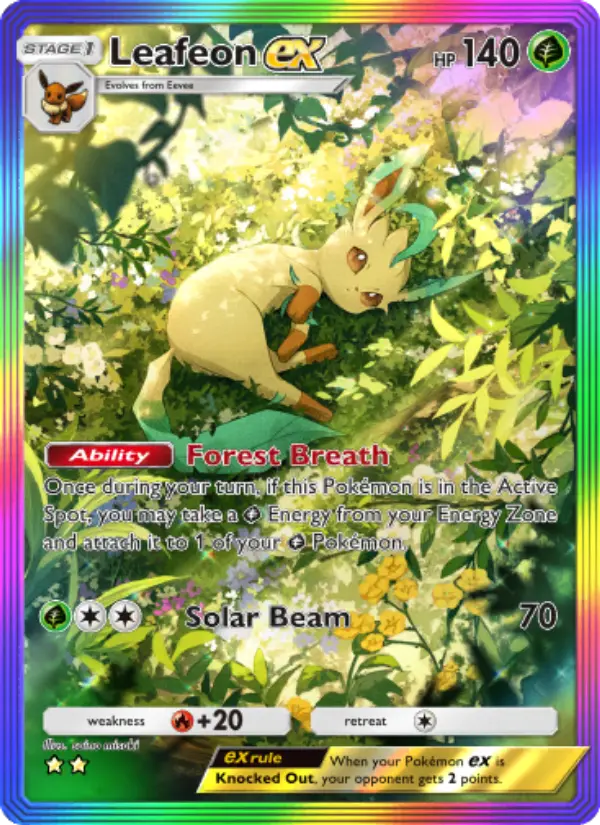 Leafeon ex from A2a