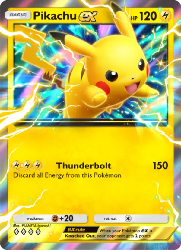 Pikachu ex from A2b