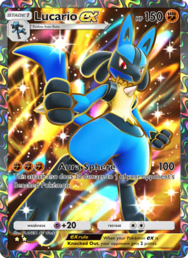 Lucario ex from A2b
