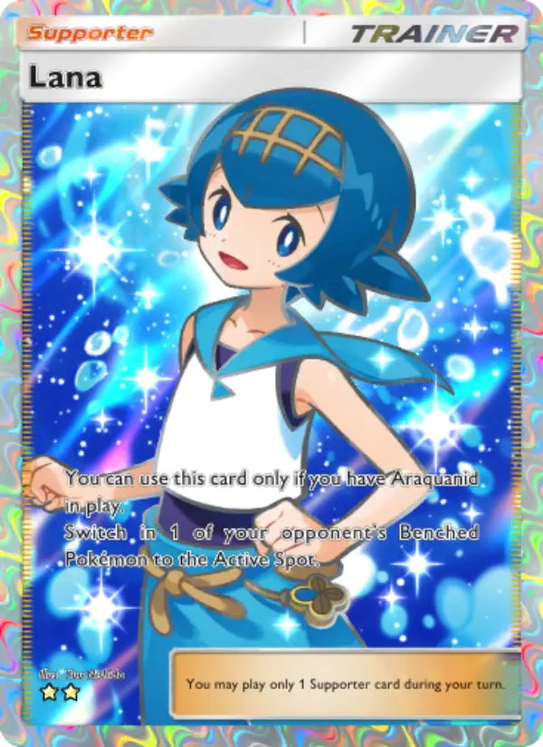 Lana Pokemon card from Celestial Guardians