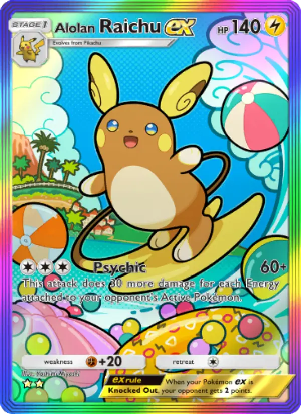 Alolan Raichu ex from A3