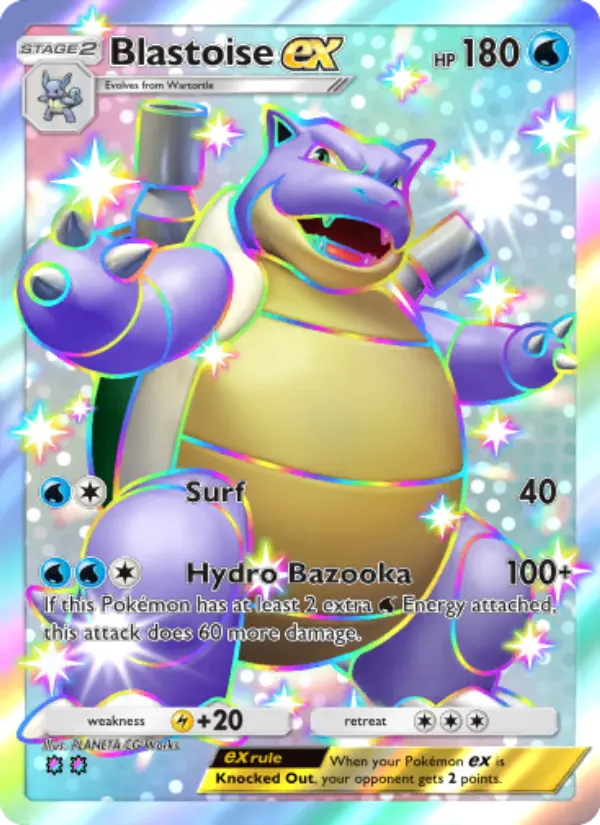 Blastoise ex from A3