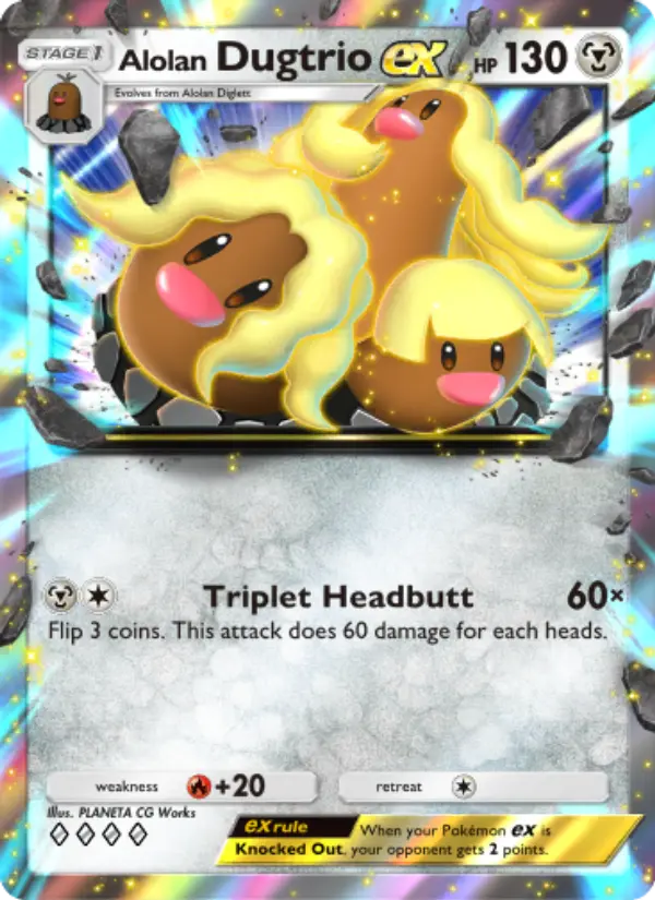 Alolan Dugtrio ex from A3a
