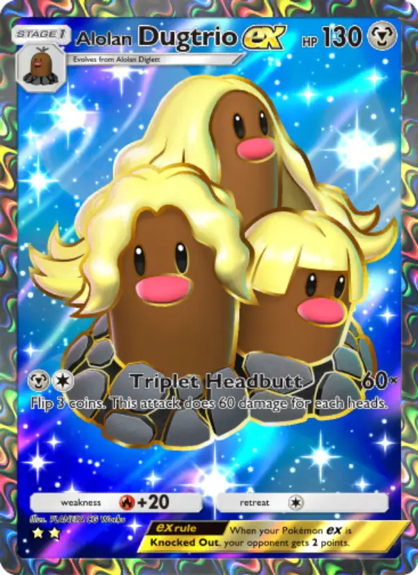 Alolan Dugtrio ex from A3a