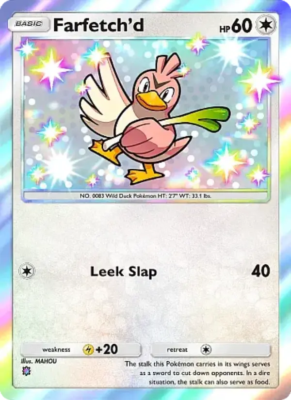 Farfetch'd Pokemon card from Eevee Grove