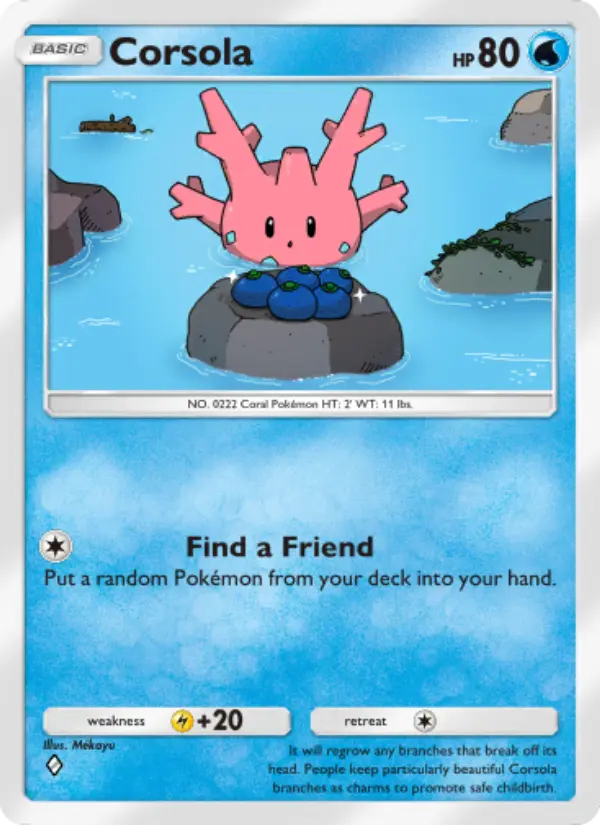 Corsola from A4