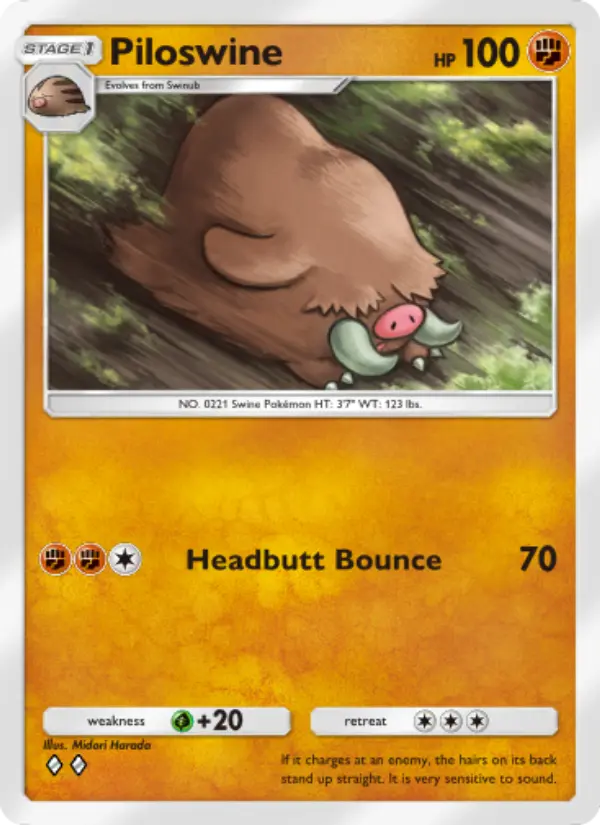 Piloswine from A4