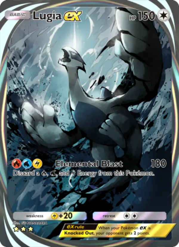 Lugia ex from A4