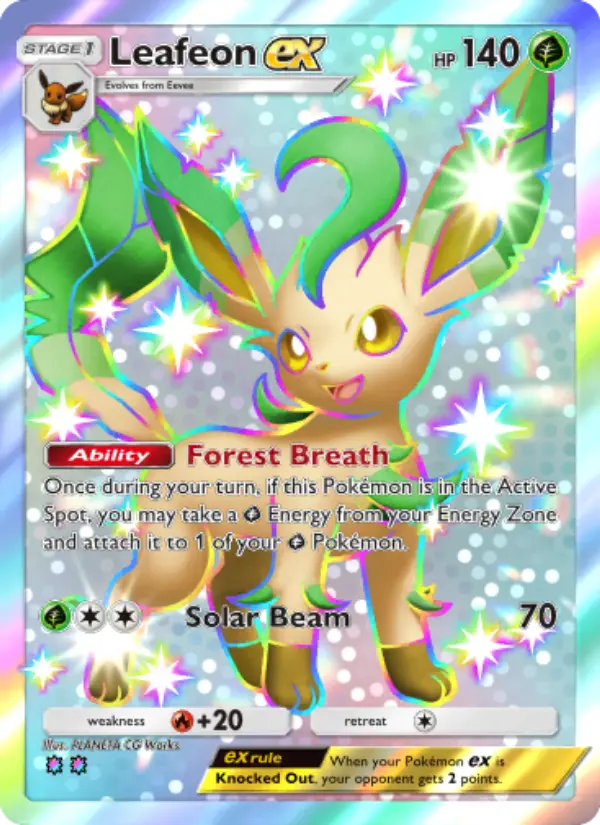 Leafeon ex from A4